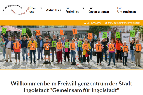 Bild vergrern: Freiwilligenzentrum Ingolstadt - Homepage