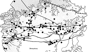 Karte 1. Römische Kastelle