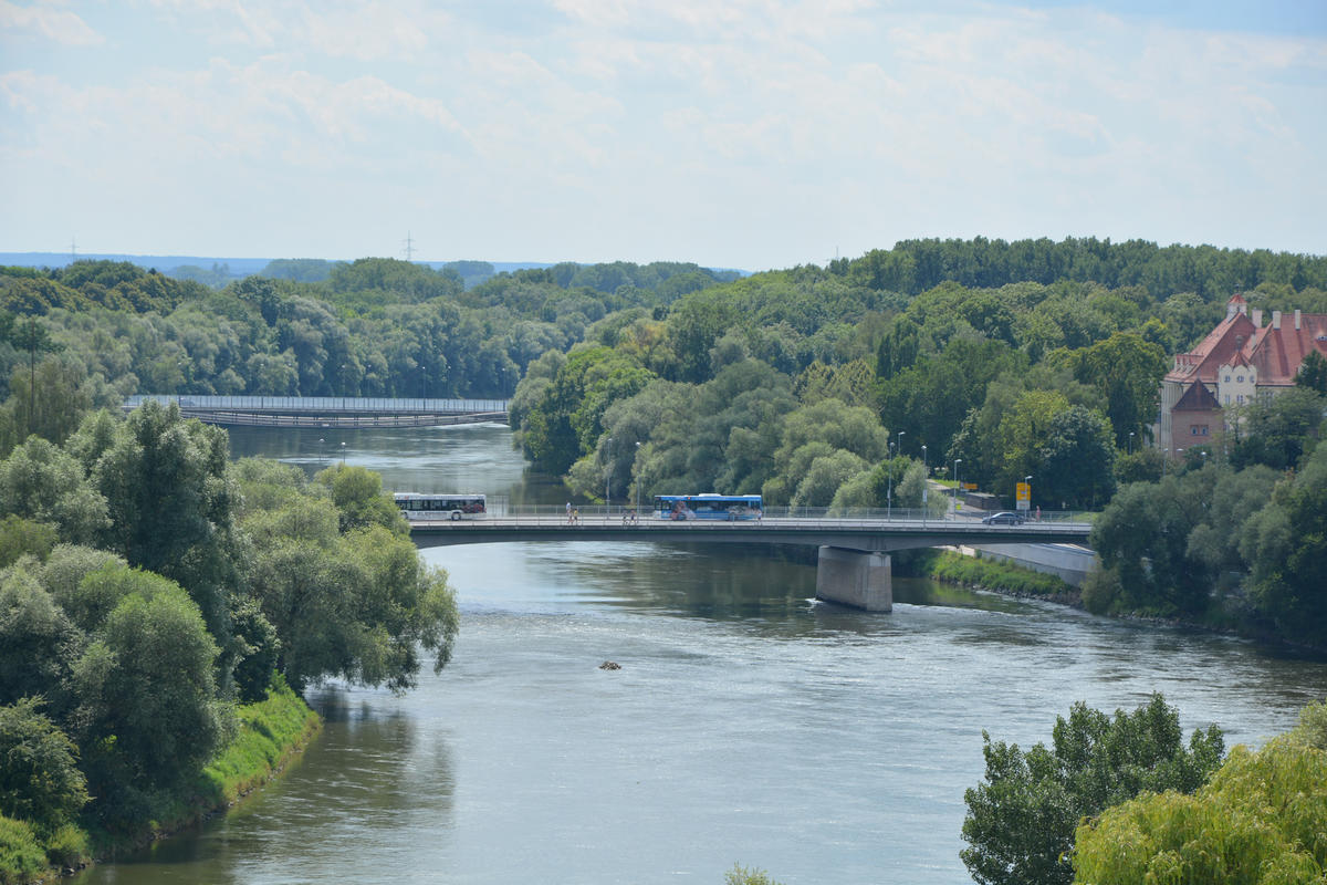 Donauraum - Donau in Ingolstadt