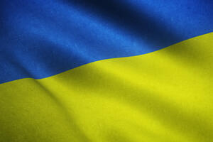 Bild vergrößern: Ukraine - Flagge
