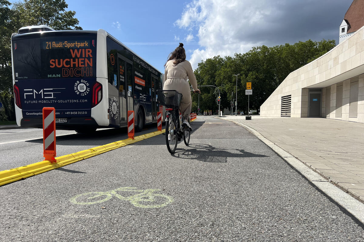 Pop-Up Radweg Schloßlände