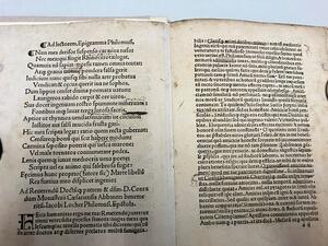 Bild vergr&ouml;&szlig;ern: Gedichte von Jakob Locher. Sammlung von 1513