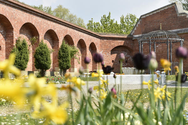 Bild vergrern: Klenzepark im Frhling - Trkischer Garten