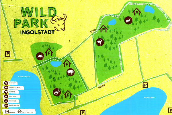 Bild vergrern: Wildpark bersichtsplan