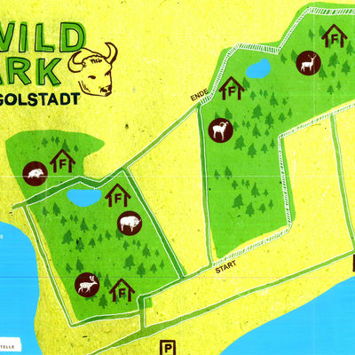 Bild vergr&ouml;&szlig;ern: Wildpark Übersichtsplan