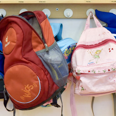 Bild vergr&ouml;&szlig;ern: Kindertageseinrichtung - Rucksäcke