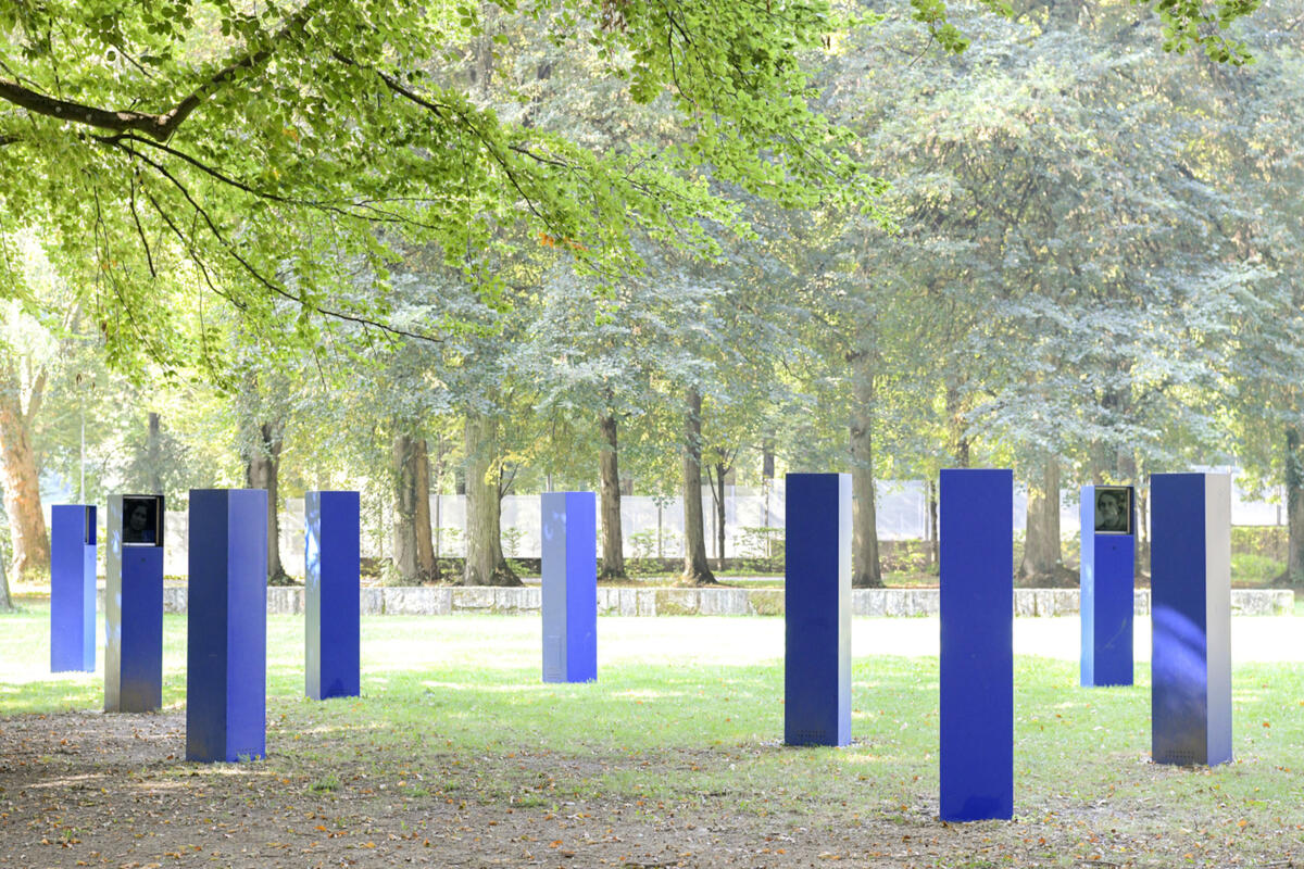 Gedenkstelen im Luitpoldpark