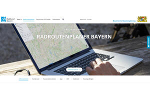 Internetauftritt RadlLand-Bayern.de