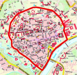 Bild vergrößern: Feuerwerksverbotszone in der Altstadt
