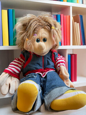 Bild vergr&ouml;&szlig;ern: Ronja von den B&uuml;cherkids aus der Stadtteilb&uuml;cherei S&uuml;dwest