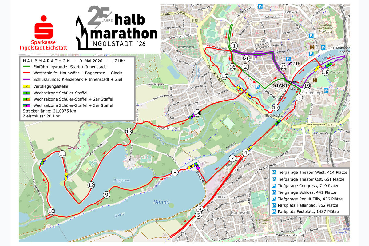 Halbmarathon 2026 - Strecke