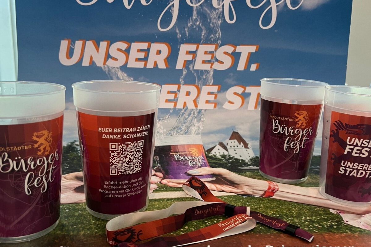 Brgerfestbecher und -bndchen