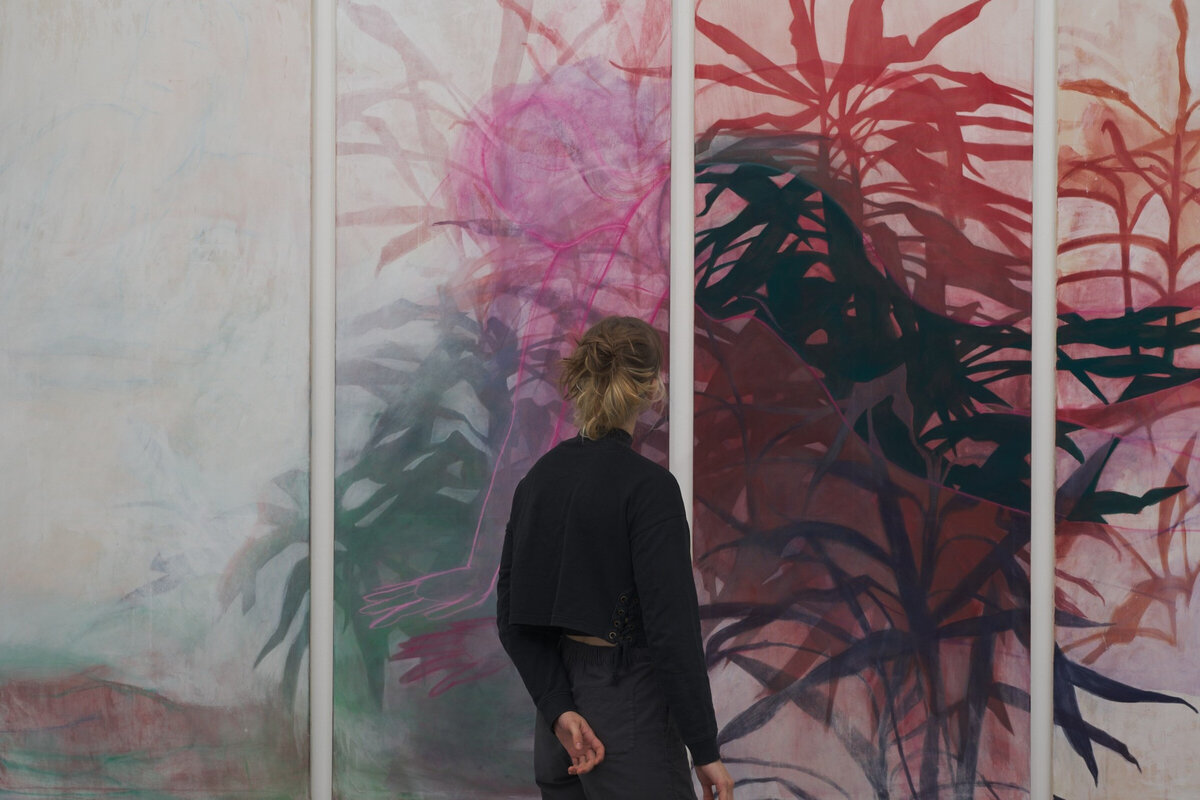 Marina Pohl in der städtischen Galerie