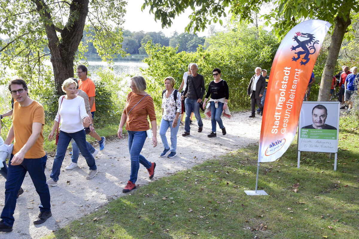 Herzspaziergang am Baggersee 2024