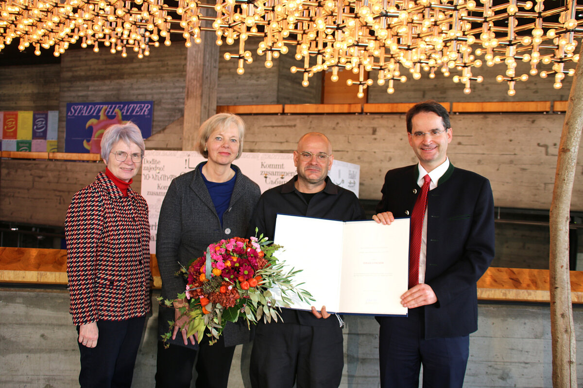 Verleihung des Marieluise-Fleier-Preises im Foyer des Stadttheaters