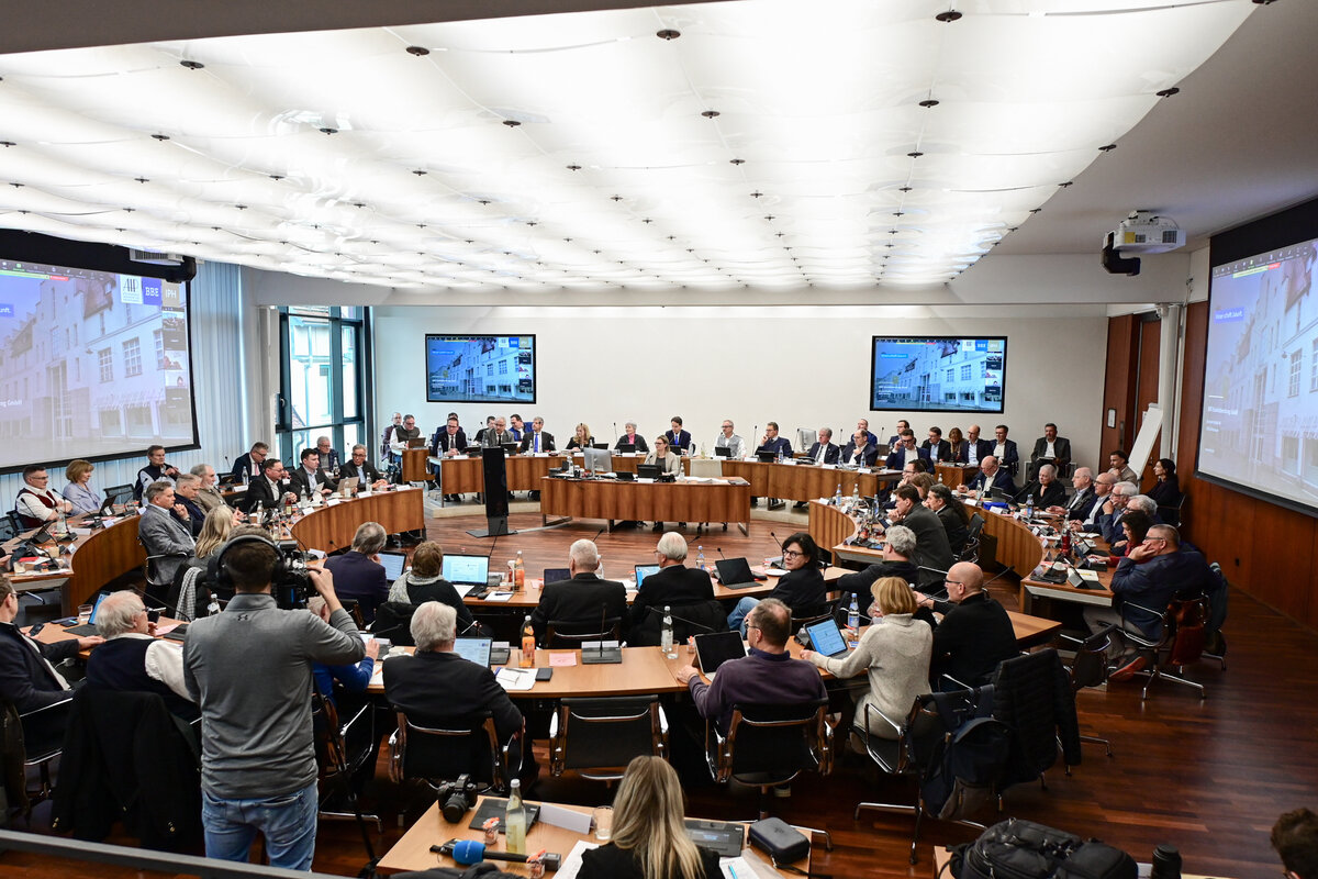 Stadtratssitzung im Gro�en Sitzungssaal