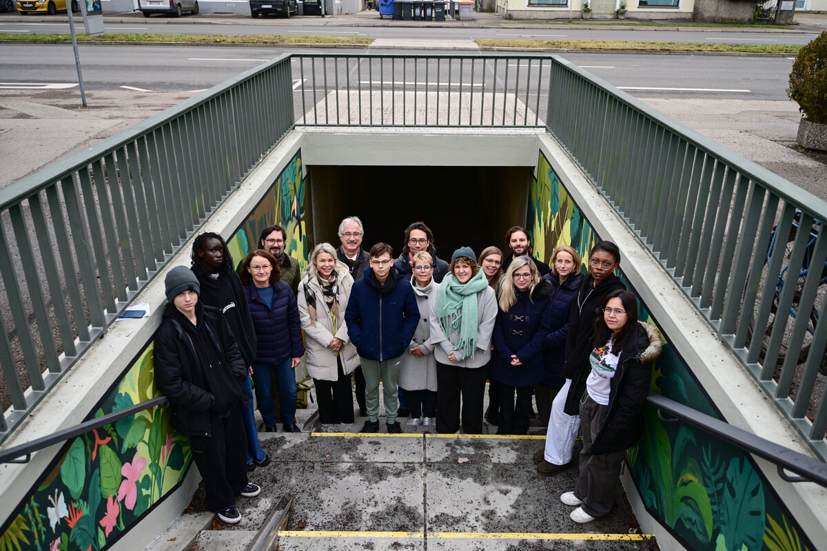 Unterf�hrung in der Goethestra�e