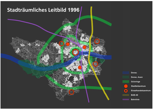 Bild vergr&ouml;&szlig;ern: Stadtr&auml;umliches Leitbild 1996