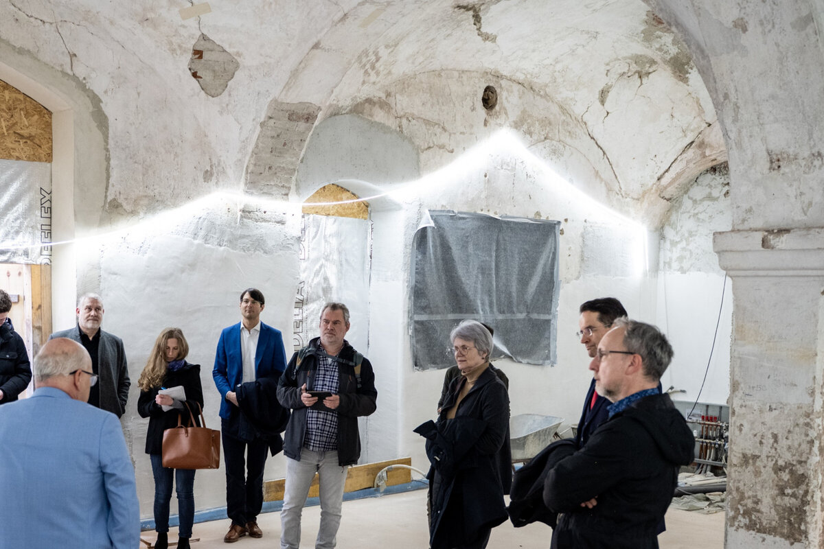Historische Fasshalle im Georgianum