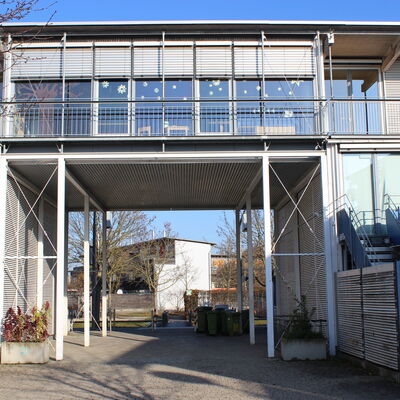 1. Bauabschnitt, Nordeingang zum Innenhof