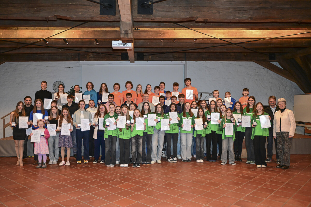 61 Jugendliche zeichnete B�rgermeisterin Dr. Dorothea Deneke-Stoll bei der st�dtischen Sportlerehrung aus. 