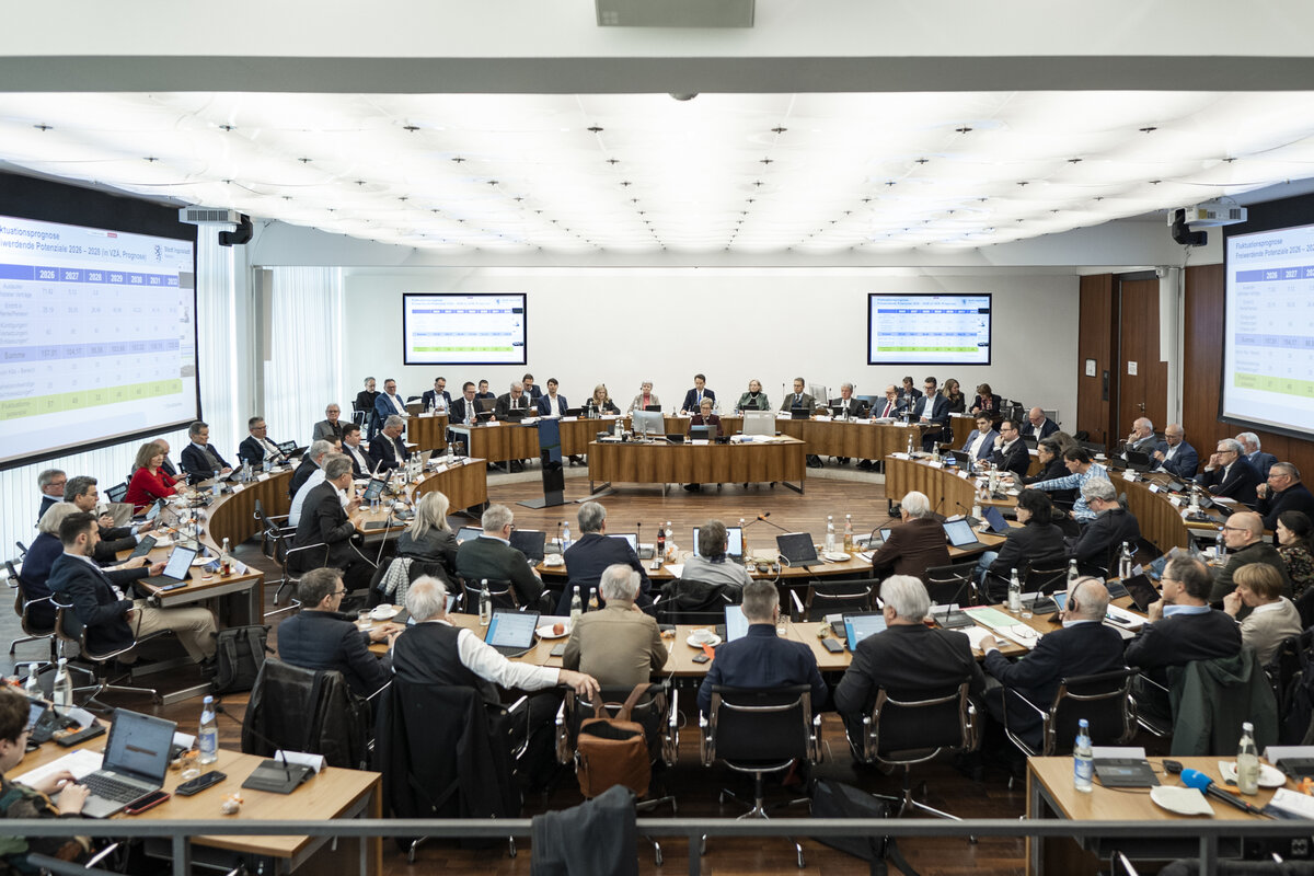 Stadtratssitzung im M&auml;rz 2026