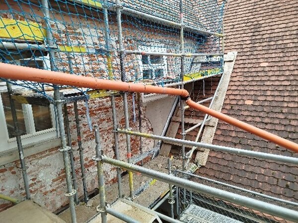 Vorbereitung Fassadensanierung