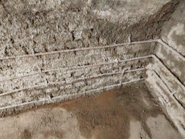 Wandheizung nach &raquo;Gro&szlig;eschmidt&laquo; im Gew&ouml;lbe