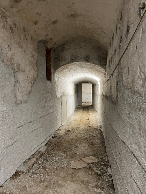 Wandheizung nach &raquo;Gro&szlig;eschmidt&laquo; im Gew&ouml;lbe