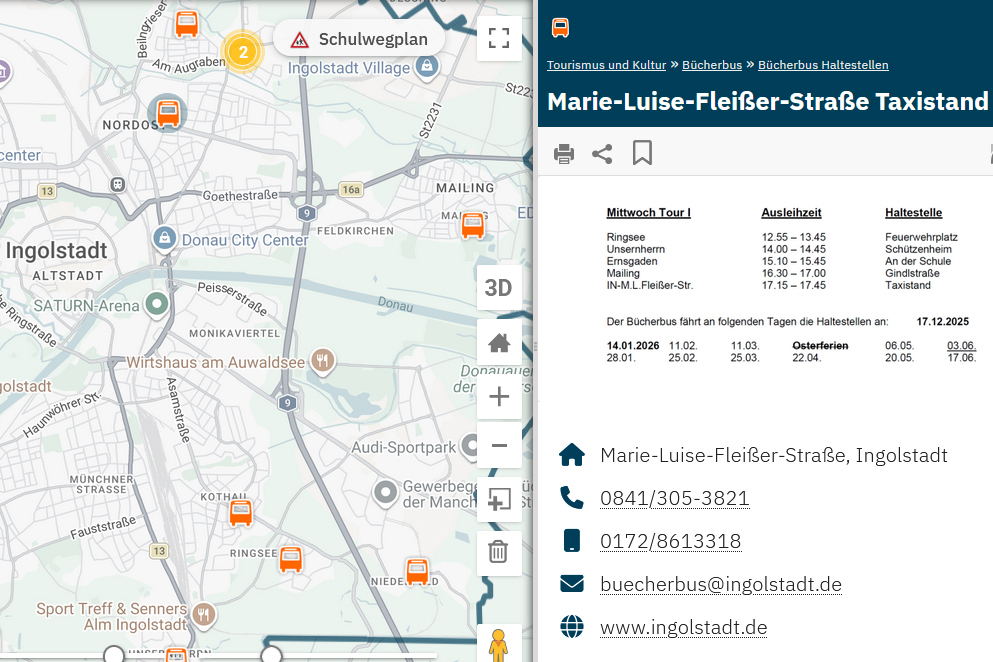 B&uuml;cherbus im Geoportal
