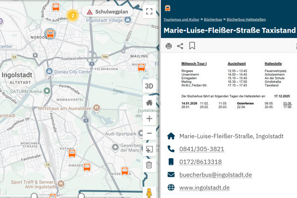 B&uuml;cherbus im Geoportal