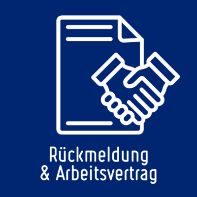 R&uuml;ckmeldung & Arbeitsvertrag