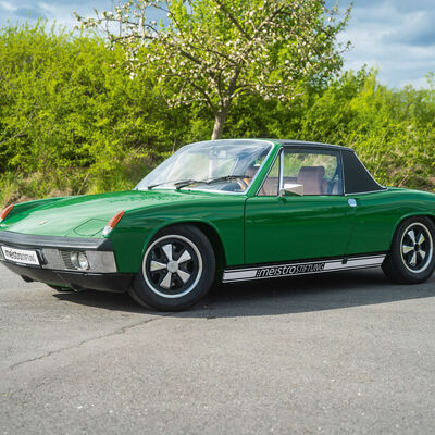 Bild vergr&ouml;&szlig;ern: Reversibel zum E-Fahrzeug umgebauter Porsche 914