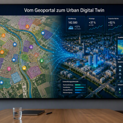 Civic Twin Lab - Digitaler Stadtzwilling (Foto KI-generiert)