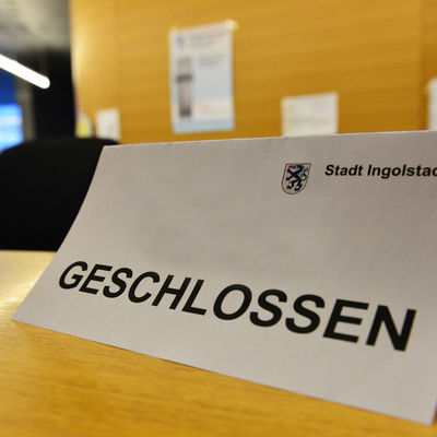 Stadtverwaltung geschlossen