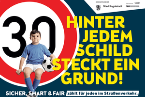 Bild vergrößern: Plakatmotiv Verkehrskampagne