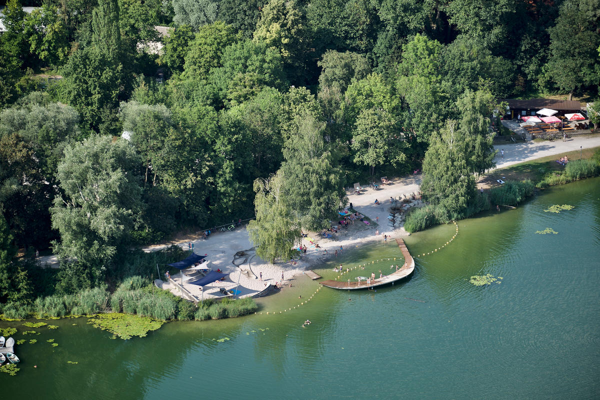 Donauwurm am Baggersee