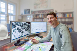 Bild vergrößern: Bauzeichner ist nur einer von vielen Ausbildungsberufen bei der Stadt Ingolstadt