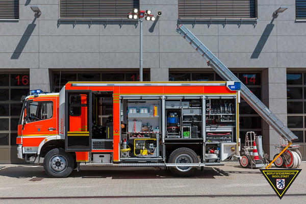 Hilfeleistungslöschgruppen­fahrzeuge (HLF) - Seitenansicht