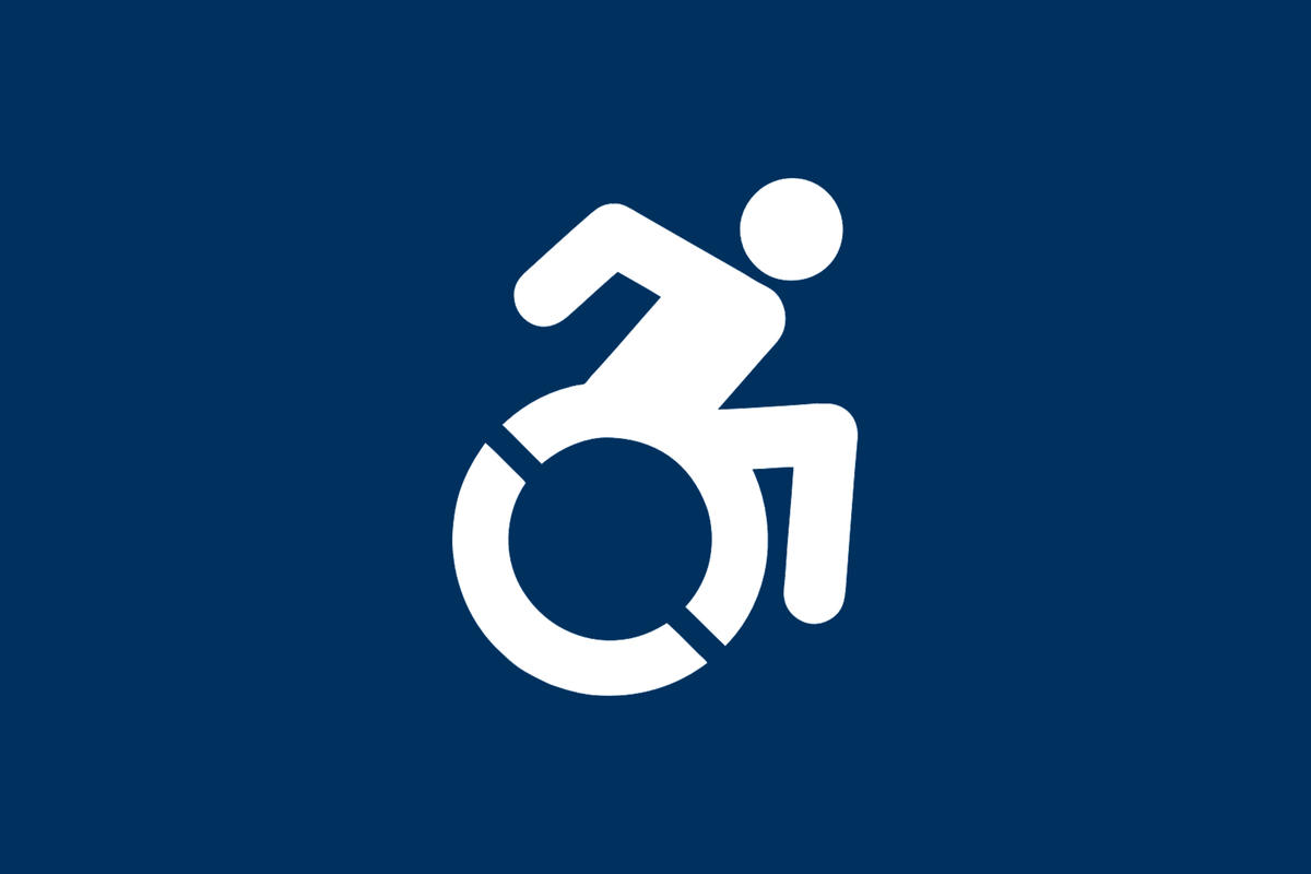 Mobilitätseinschränkung - Icon - Symbolbild Rollstuhlfahrer