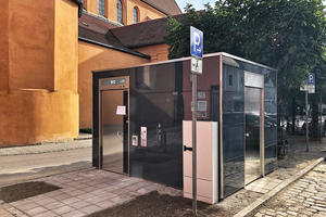 Bild vergrößern: Die neue Toilettenanlage in der Schrannenstraße