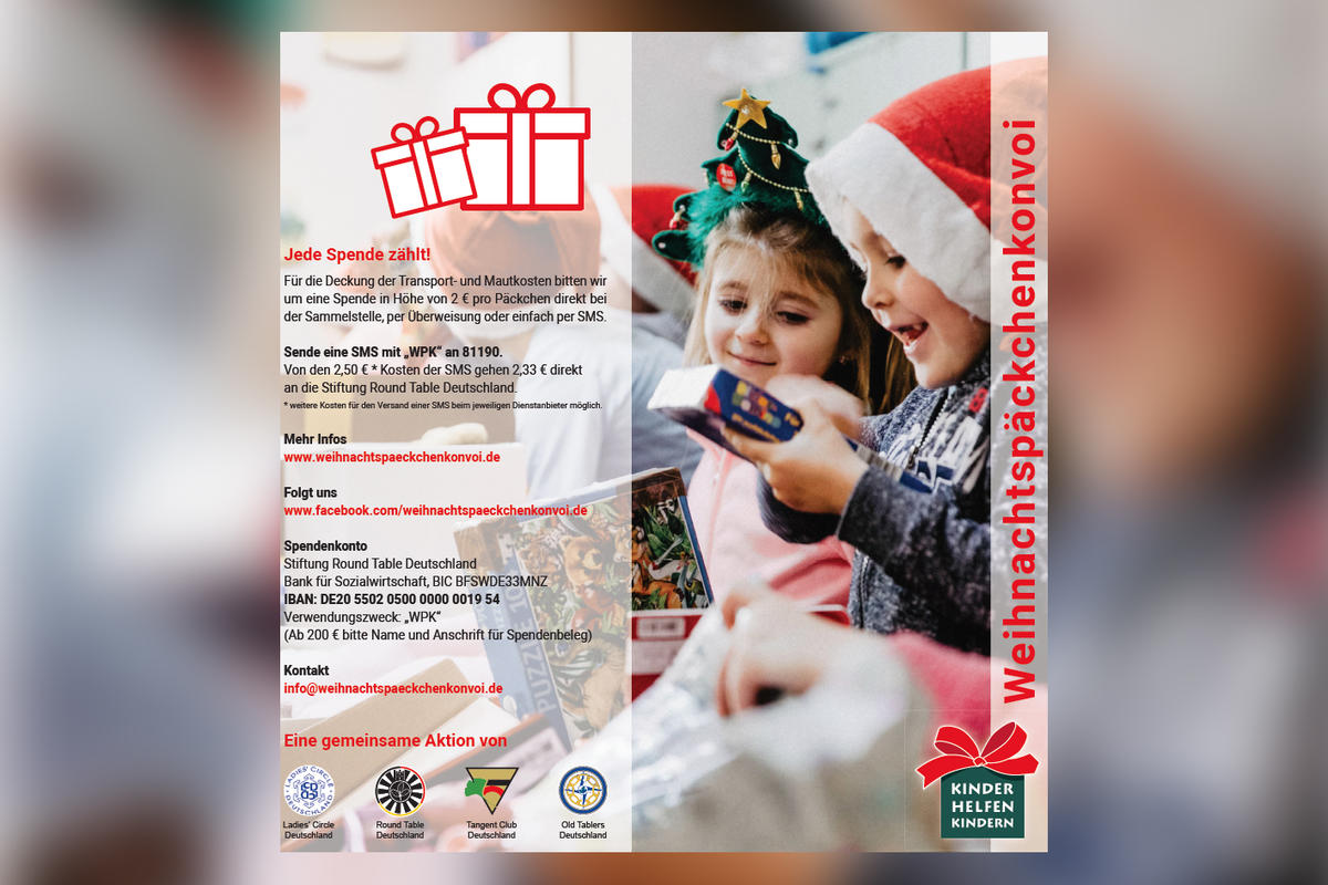 Weihnachtspäckchenkonvoi