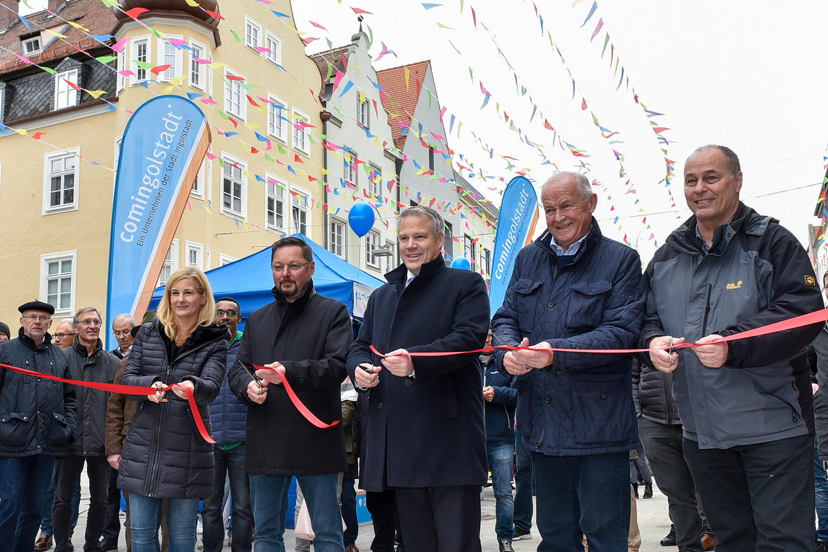 Feier zur Freigabe der Bauabschnitte 1 und 2