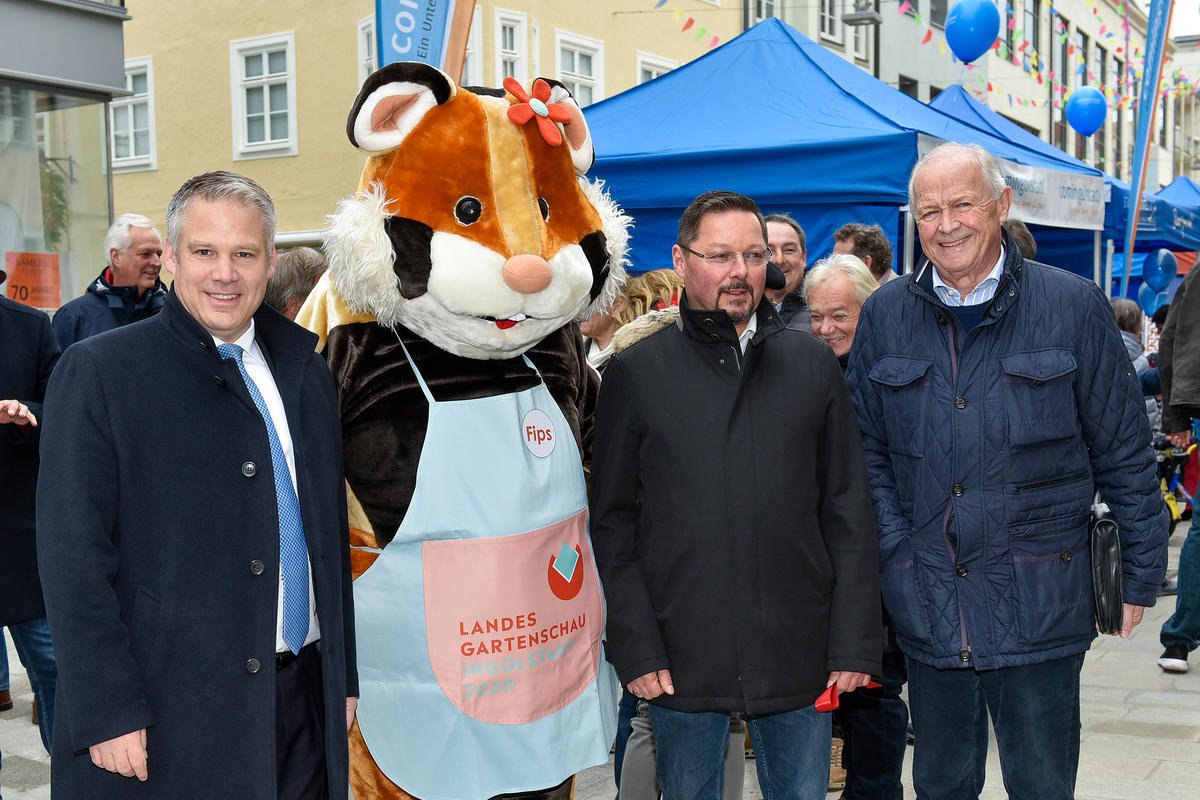 Feier zur Freigabe der Bauabschnitte 1 und 2