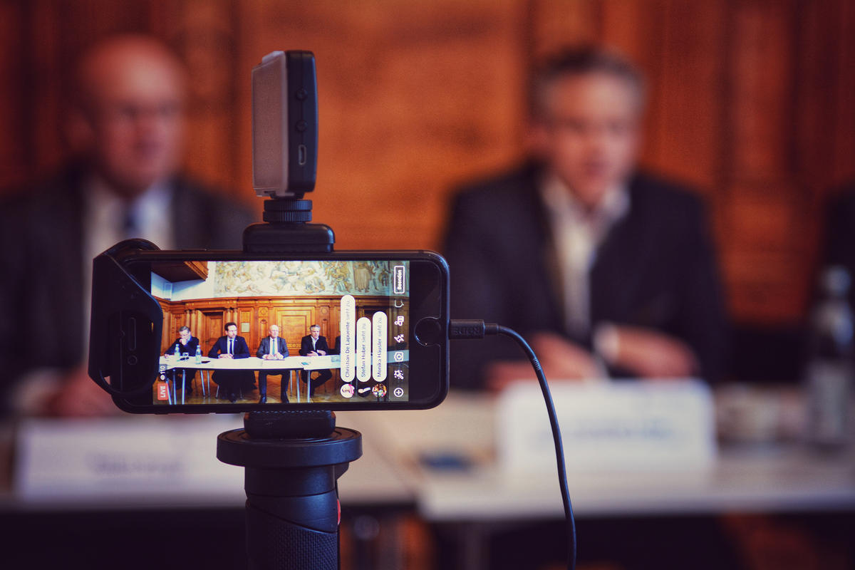 Pressekonferenz Corona