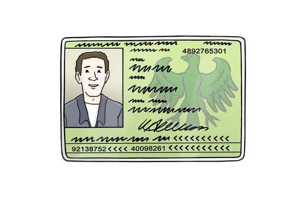 Personal-Ausweis oder Reise-Pass mitbringen