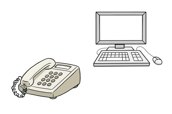 Verl&auml;ngern mit Telefon oder Computer