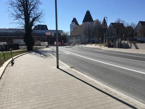 Bild vergrößern: Umbauarbeiten Roßmühlstraße / Esplanade