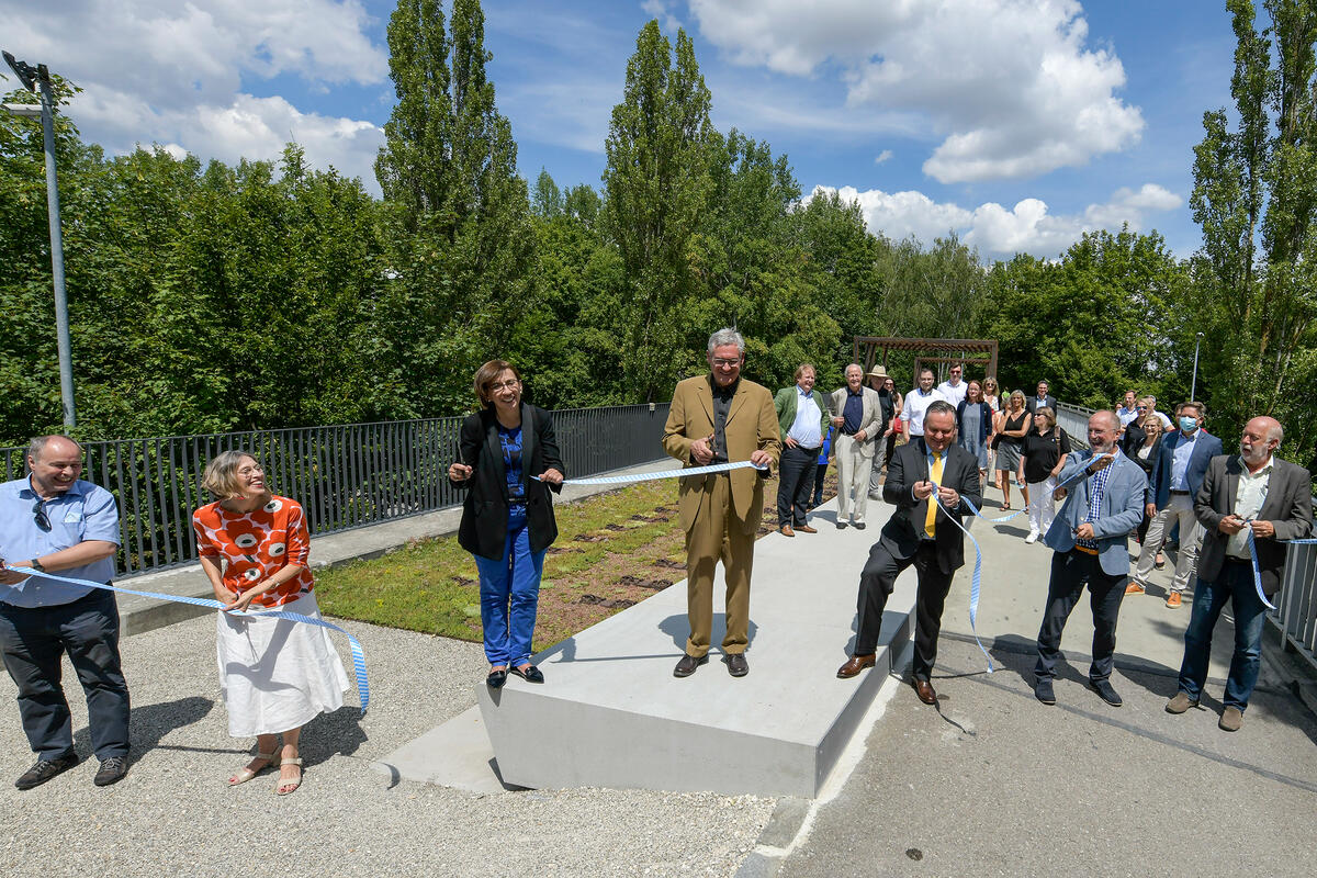 Eröffnung Highline Römerbrücke