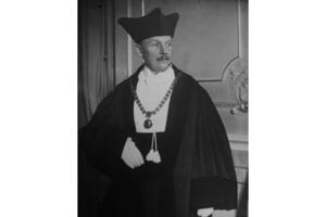 Bild vergrößern: Karl Wessely als Rektor an der LMU 1921/22